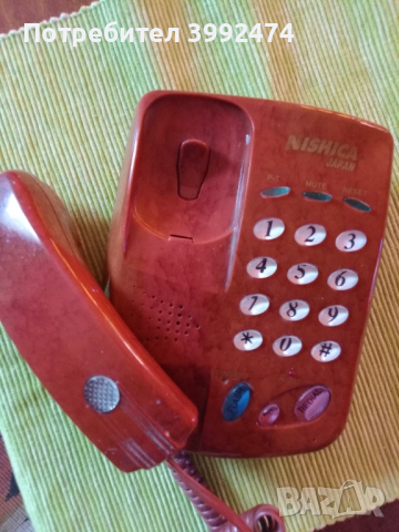 Ретро телефон, 1987г, снимка 2 - Антикварни и старинни предмети - 51434196