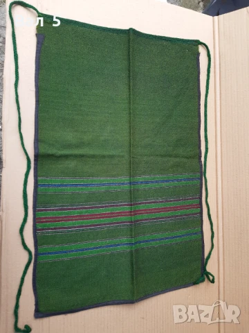 Автентична тъкана вълнена престилка , носия , НЕУПОТРЕБЯВАНА