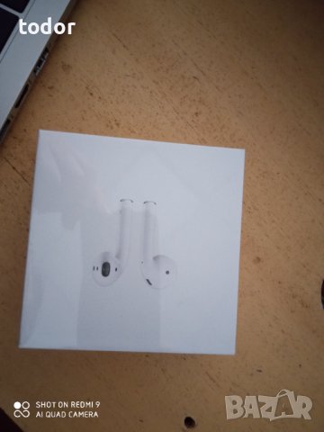 безжични оригинални слушалки AirPods, снимка 1 - Безжични слушалки - 43035228