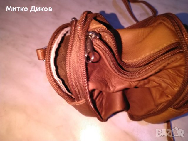 Чанта за през рамо сгъваема естествена кожа нова 140х103х90мм и 103х100х55мм, снимка 5 - Чанти - 43991010