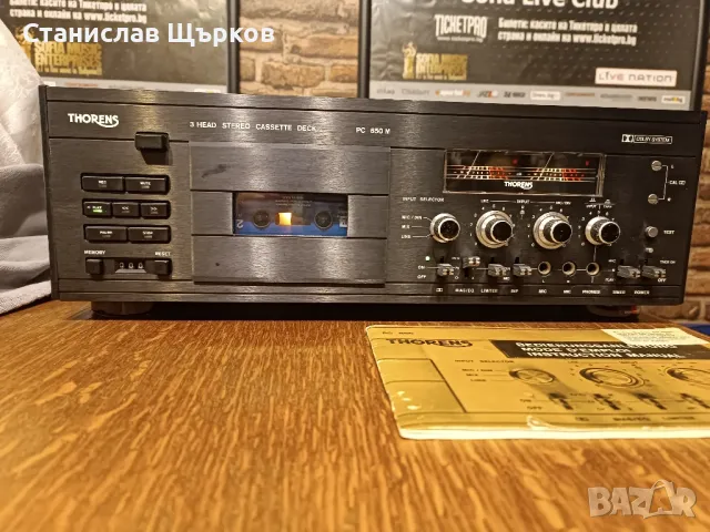 Thorens PC-650M 3 Head Stereo Cassette Deck , снимка 6 - Декове - 49362076