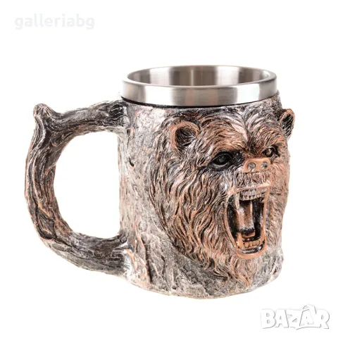 Чаша - мечка, снимка 3 - Арт сувенири - 48262647