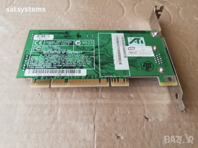 Видео карта ATi RageXL 8MB PCI, снимка 8 - Видеокарти - 48133162