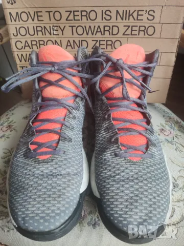 баскетболни маратонки Nike Hyperdunk 2017 Dark Grey Bright Crimson, снимка 2 - Маратонки - 49750905