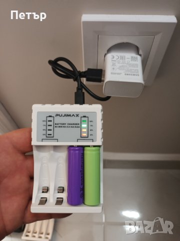 Зарядно за презареждащи батерии, зареждачка, НОВО, 1.5V, АА, ААА, снимка 3 - Друга електроника - 43991302