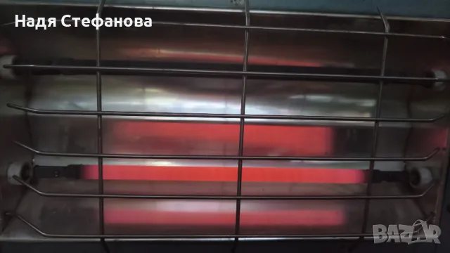 Ретро отоплителна печка, ЕЛЕКТРОКАМИН УГОЛЕК, 1250w, 1973 г, имитация огън, снимка 10 - Антикварни и старинни предмети - 47417669