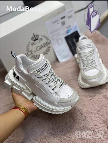 🌺🤍Dolce & Gabbana уникални бели дамски обувки 🌺🤍