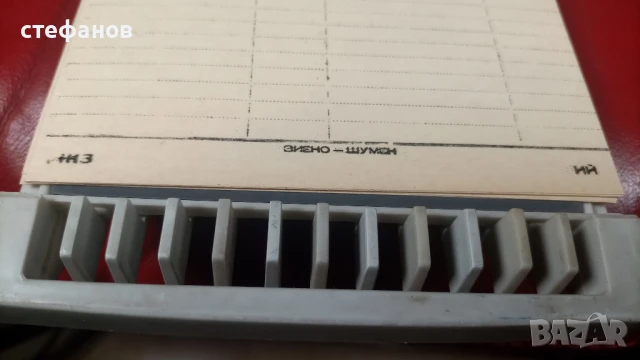 Автоматичен настолен телефонен тефтер, азбучник от едно време за ЗИЕНО, снимка 6 - Антикварни и старинни предмети - 50594342