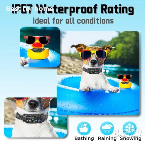 Нашийник против лаене за малки и средни кучета, снимка 4 - Други стоки за животни - 53258209