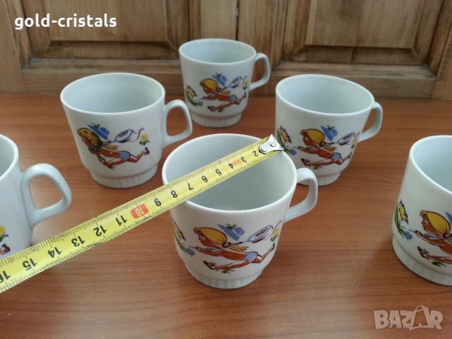 Руски порцеланови чаши детски , снимка 3 - Антикварни и старинни предмети - 33117316