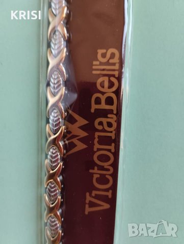 Магнитна гривна дамска с листенца, снимка 2 - Гривни - 43920833