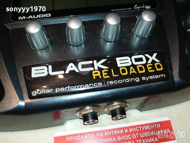 m-audio BLACK BOX 9V AC-внос swiss 2805222142M, снимка 2 - Ресийвъри, усилватели, смесителни пултове - 36905605