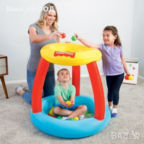 Надуваем център за игра "Fisher price"