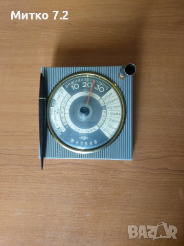 Москва-стар термометър - календар, снимка 2 - Антикварни и старинни предмети - 40643483