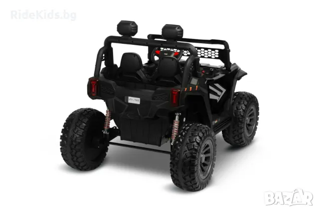 Офроуд акумулаторен автомобил BLAZE, Черен – 4x4, до 35кг., с дистанционно и LED, снимка 2 - Детски велосипеди, триколки и коли - 50099579