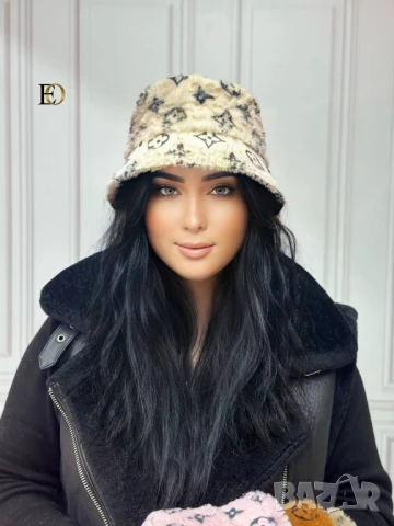 пухени шапки louis vuitton , снимка 9 - Шапки - 51396867