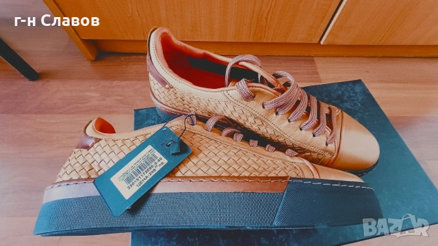 Teodor Leather Sneakers ОРИГИНАЛ! Мъжки ест. кожа!, снимка 15 - Спортно елегантни обувки - 51878058