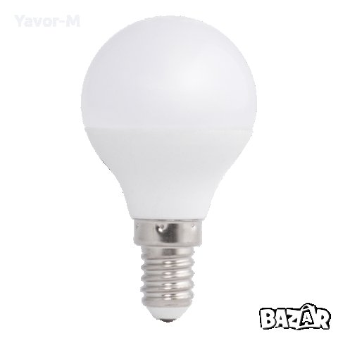 LED Лампа, Топка, 5W, E14, 4000K, 220-240V AC, Неутрална светлина, Ultralux - LBL51440