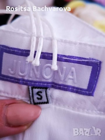 Бяла рокля Junona, S размер, снимка 3 - Рокли - 28045194