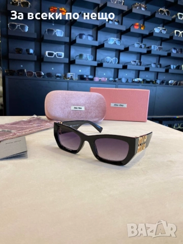 Miu Miu Слънчеви Очила С UV400 Защита - Налични Различни Цветове Код SK324, снимка 3 - Слънчеви и диоптрични очила - 52598771