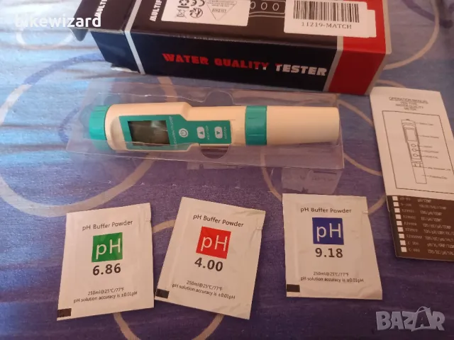 OPSLEA PH Meter 7 в 1 Измервател на качеството на водата за плувни басейни хидропоника аквариуми НОВ, снимка 5 - Други инструменти - 48699949