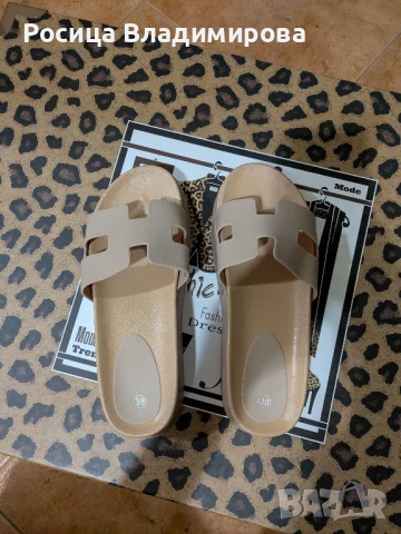 Дамски чехли нови, снимка 4 - Чехли - 51130159