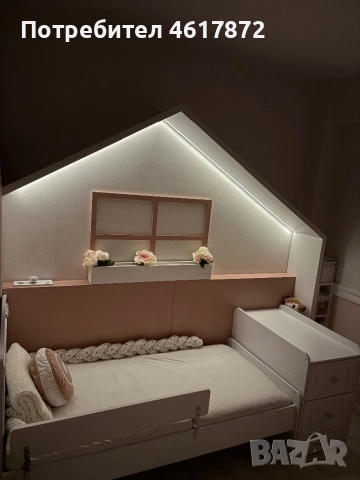 Трансформиращо Бебешко/Детско Легло тип къщичка Cilek, снимка 4 - Спални и легла - 52180424