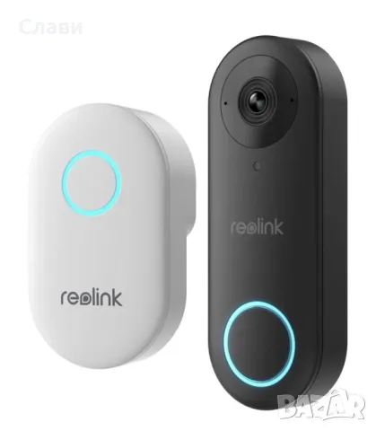 Reolink Video Doorbell Wifi Видео звънец за врата , черен, бял, снимка 3 - HD камери - 49957486