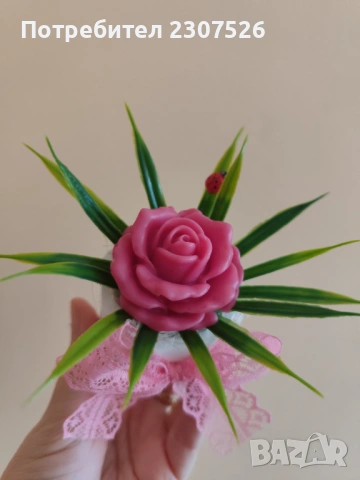 Глицеринови цветя, снимка 9 - Изкуствени цветя - 53318749