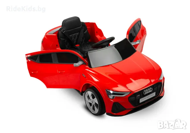 Луксозна детска акумулаторна кола AUDI ETRON SPORTBACK – Червен, с дистанционно и LED светлини, снимка 7 - Детски велосипеди, триколки и коли - 49973090
