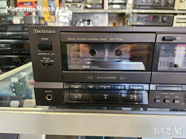 Касетен дек Technics RS-TR265 Работи отлично, добър външен вид., снимка 3 - Декове - 52719534