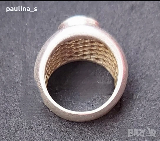 Два различни броя / Масивен сребърен пръстен проба 925 и Житен клас , снимка 17 - Пръстени - 44252740