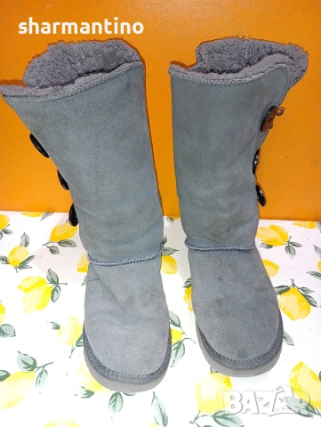 UGG N 39 кожени ботуши, снимка 3 - Дамски ботуши - 53441379