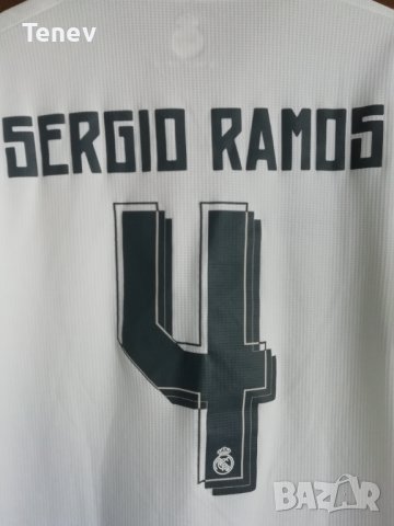 Real Madrid Sergio Ramos Adidas оригинална тениска Реал Мадрид Серхио Рамос 2015/2016 L, снимка 2 - Тениски - 39313710