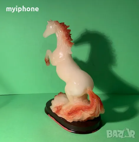 Стара статуетка на кон 23 см. висока, снимка 4 - Други ценни предмети - 48435640