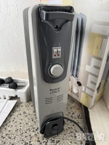 Маслен Радиатор с Колела Einhell MR 715/2, 1500W, с Термостат, 3 Режима!, снимка 3 - Радиатори - 48395601