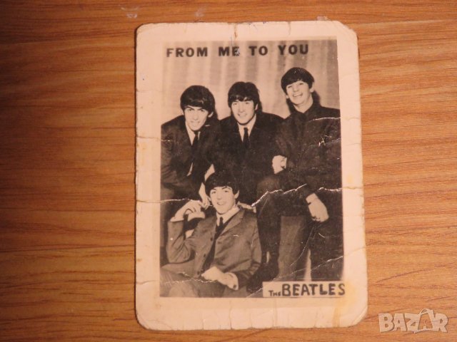 Стара снимка, стари снимки на Бийтълс - издание 60те години.