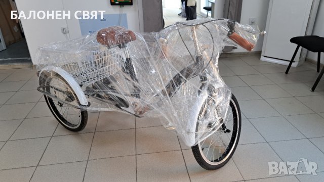 Отстъпка -10% за ТЕЛК, Семейна Велосипедна Триколка 20 цола 3 спирачки, кош, снимка 9 - Велосипеди - 38767507