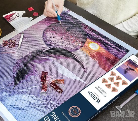 Диамантен гоблен 30Х40см 5D-013 , снимка 7 - Гоблени - 43391332