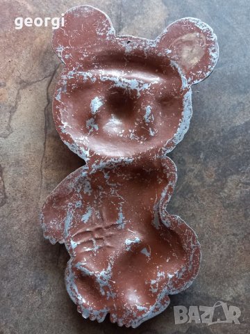 Голяма алуминиева емблема на мечето Миша, талисман на Олимпиадата в Москва 1980г.   16/2, снимка 4 - Колекции - 37646471