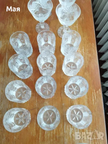 Елегантни кристални чаши за уиски, снимка 5 - Чаши - 50370347