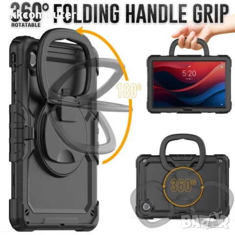 Lenovo Tab M11 /Xiaoxin Pad 2024 Handle Silicone/ Hydric PC Удароустойчив Калъф и Протектор, снимка 2 - Калъфи, кейсове - 51040558