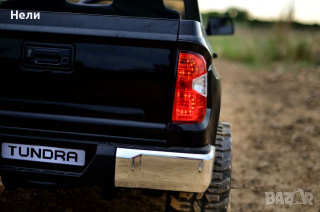 Акумулаторен джип TOYOTA Tundra 12V, лицензиран, с меки гуми, кожена седалка, снимка 7 - Детски велосипеди, триколки и коли - 37662069