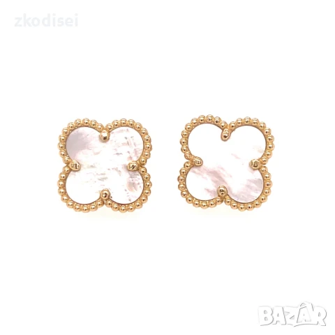 Златни обеци Van Cleef & Arpels 4,75гр. 14кр. проба:585 модел:32092-5, снимка 1