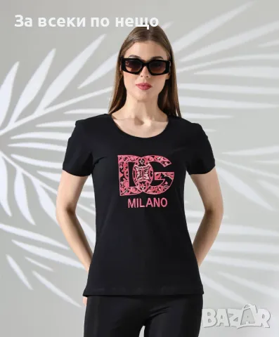 Dolce&Gabbana Дамска Тениска👚Дамска Блуза С Къс Ръкав Долче И Габана - Налични Различни Цветове, снимка 4 - Тениски - 48932285