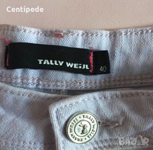 Деним панталонки в люляково на Tally Weijl, снимка 3 - Къси панталони и бермуди - 32801088
