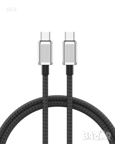 Orico кабел Cable USB C-to-C PD 100W Charging 1.5m Black - GQZ100-15-BK