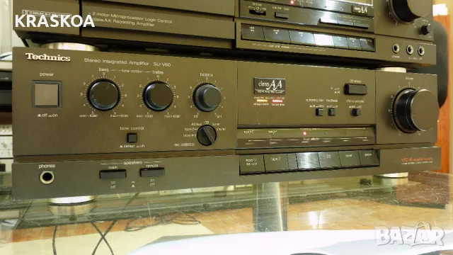 TECHNICS SU-V60 & RS-B505 & SL-P477A, снимка 4 - Ресийвъри, усилватели, смесителни пултове - 47400120