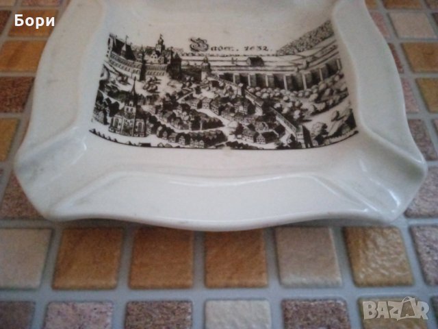 Баварски порцелан пепелник, снимка 3 - Други - 35586873