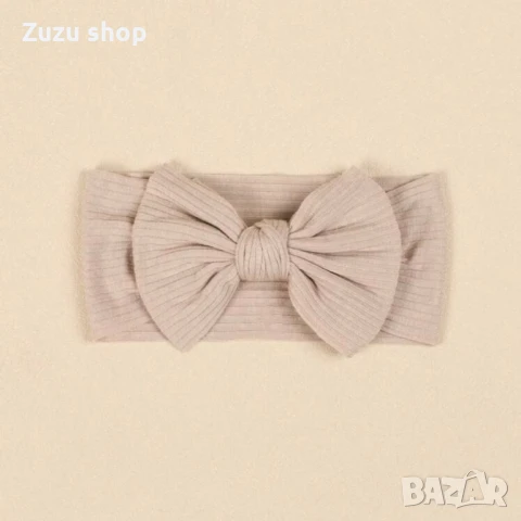 Комплект от 3 броя бебешки ленти за глава с панделка, снимка 7 - Комплекти за бебе - 50872867